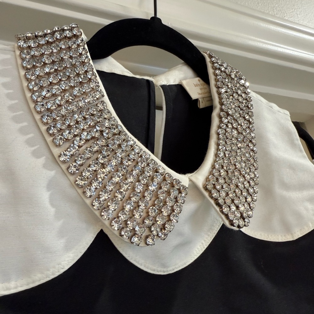 Kate Spade Rhinestone Collared Top - Picture 5 of 8